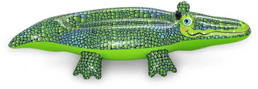 Pripučiamas gultas Bestway Krokodilas, 152 x 71 cm, žalias