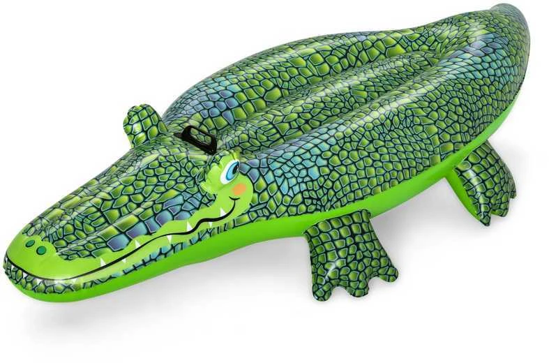 Pripučiamas gultas Bestway Krokodilas, 152 x 71 cm, žalias