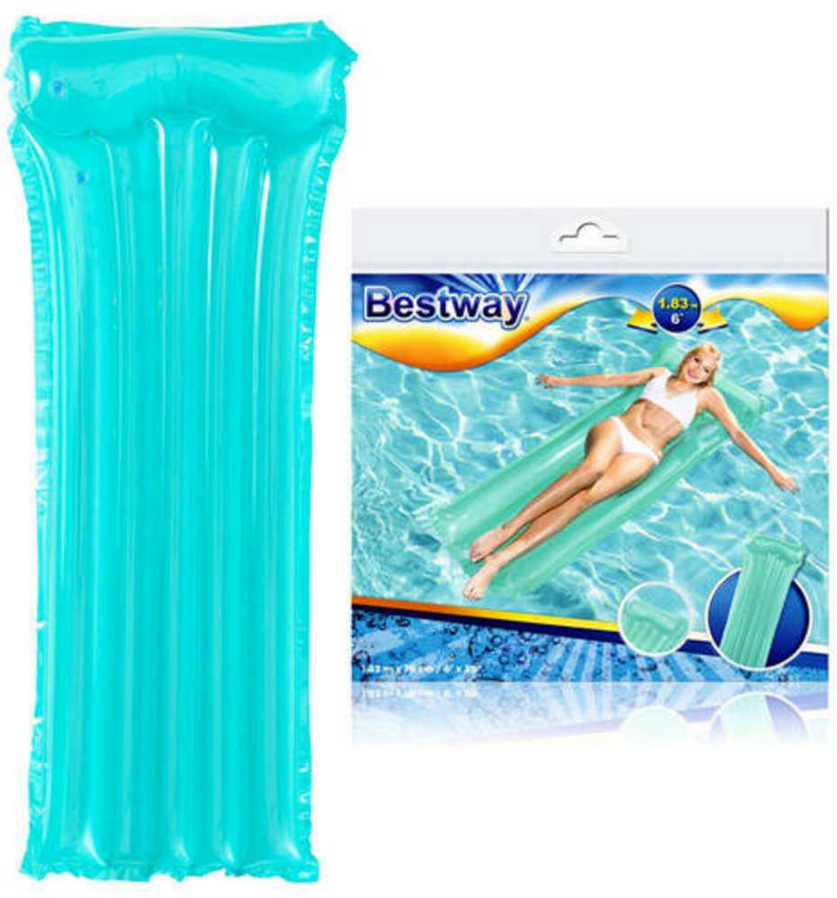 Pripučiamas plaukimo čiužinys Bestway, 183 x 76 cm, žalias