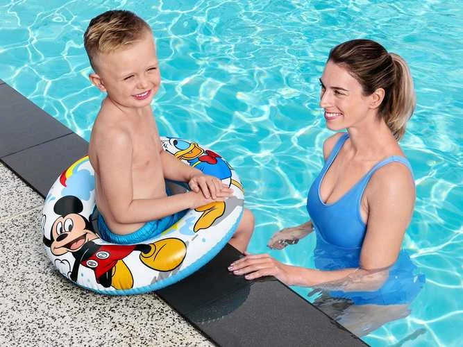 Pripučiamas plaukimo ratas Bestawy Mickey, 56 cm