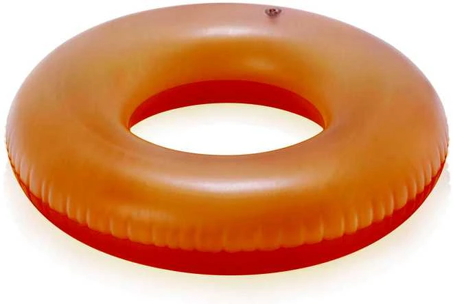 Pripučiamas plaukimo ratas Bestway Frosted Neon, 76 cm, oranžinis