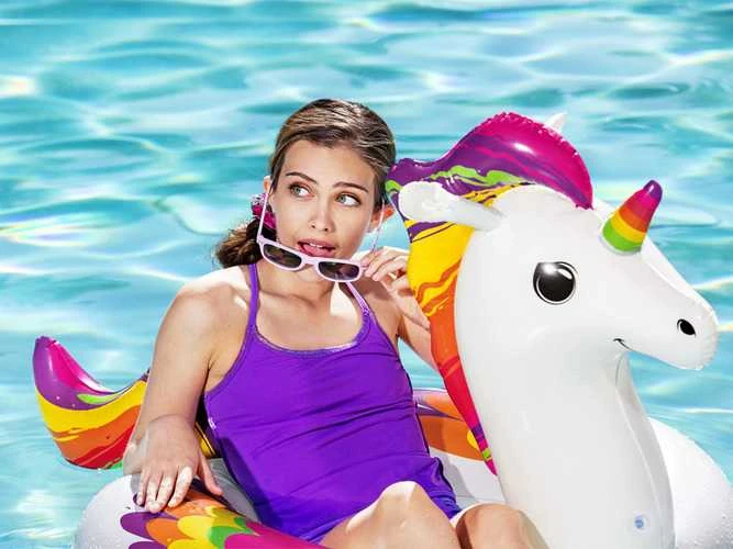 Pripučiamas plaukimo ratas Bestway Vienaragis, 119 cm
