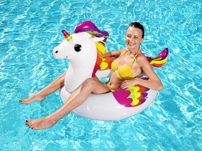 Pripučiamas plaukimo ratas Bestway Vienaragis, 119 cm