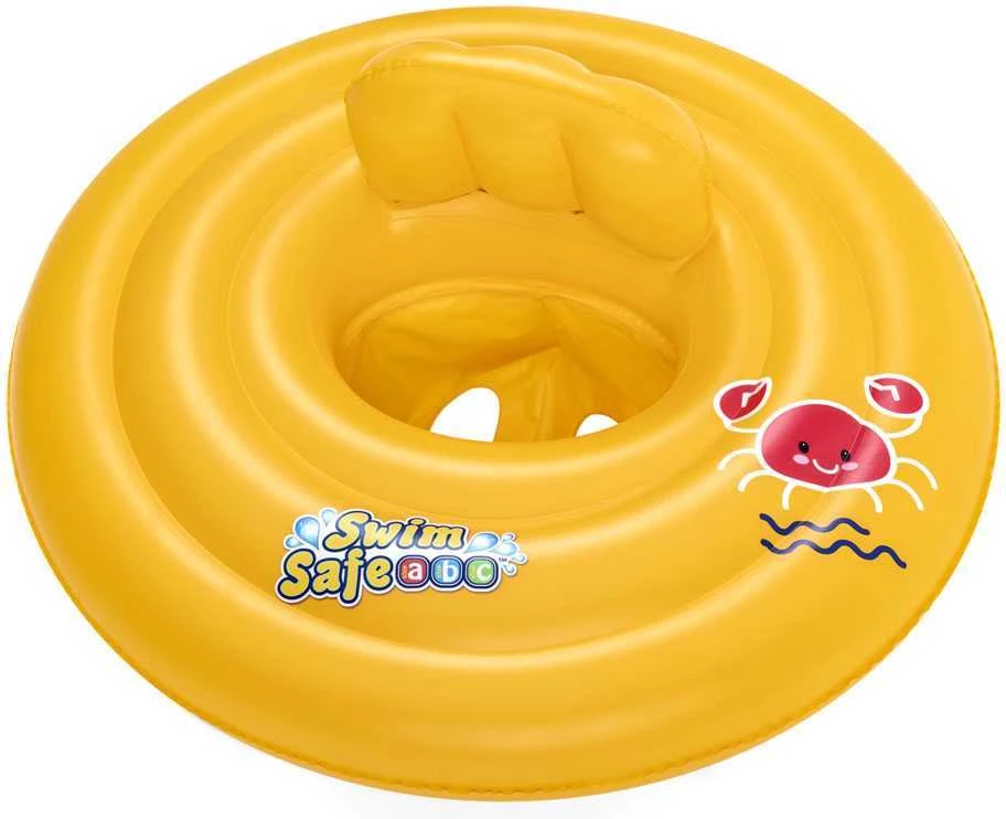 Pripučiamas ratas su sėdyne Bestway Swim Safe, 69 cm