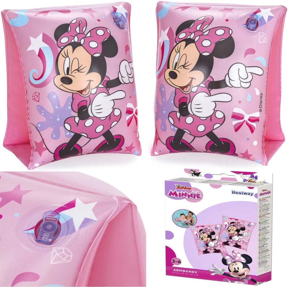 Pripučiamos plaukimo rankovės Bestway Minnie, 25x15 cm