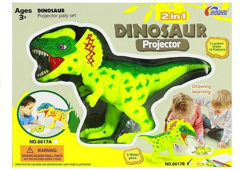 Projektorius Dinozauras su žymekliais