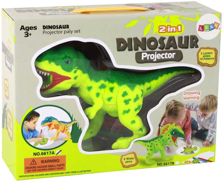 Projektorius Dinozauras su žymekliais