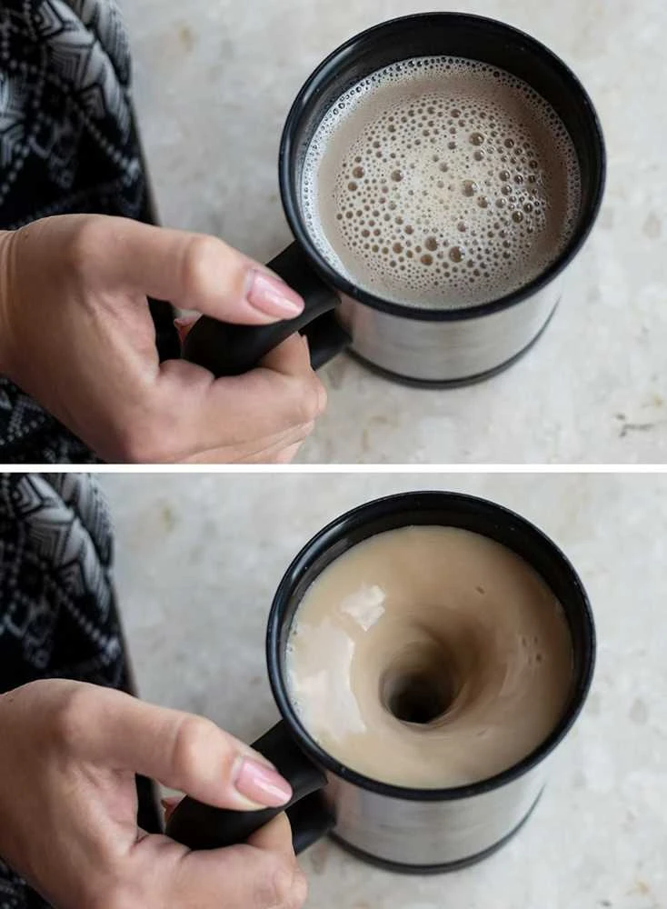 Puodelis su maišymo funkcija Self Stirring Mug, 350 ml