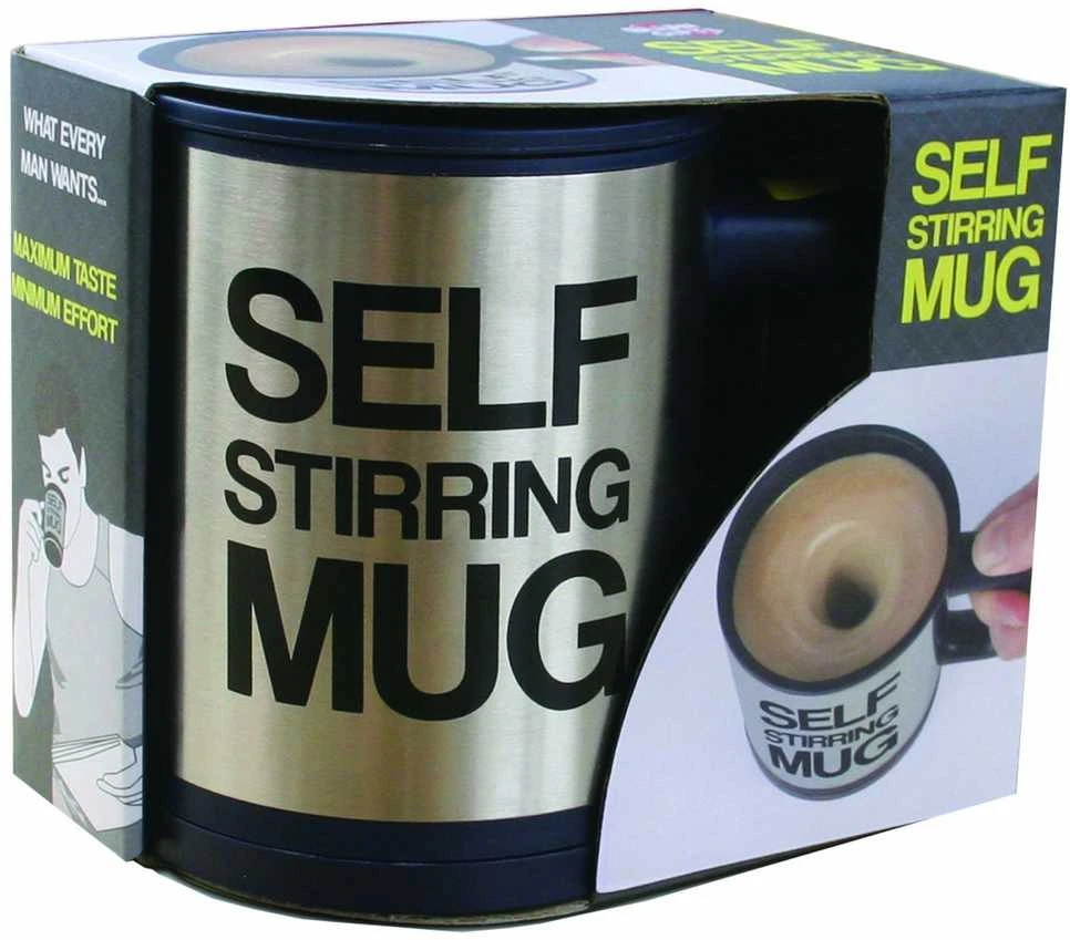 Puodelis su maišymo funkcija Self Stirring Mug, 350 ml