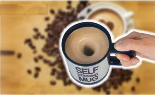 Puodelis su maišymo funkcija Self Stirring Mug, 350 ml