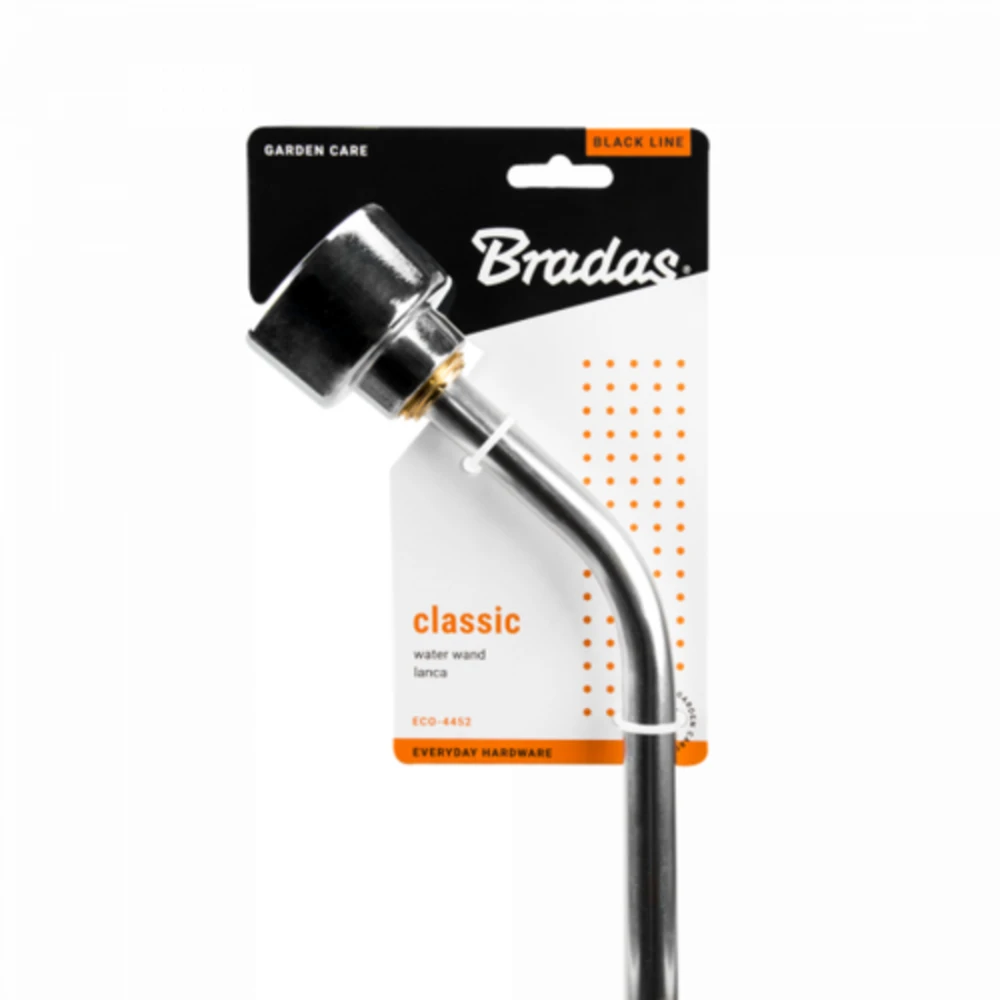 Purkštuvas Bradas Juodas LINE, 83 cm