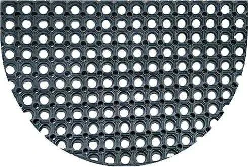 Pusapvalis durų kilimėlis Honeycomb 20mm, 45x75 cm