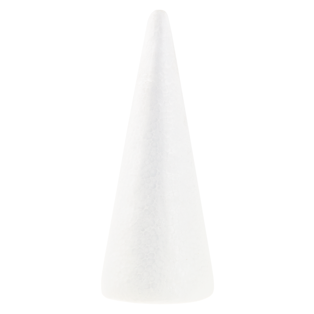Putplasčio kūgiai dekoravimui, 25 cm, 2 vnt.