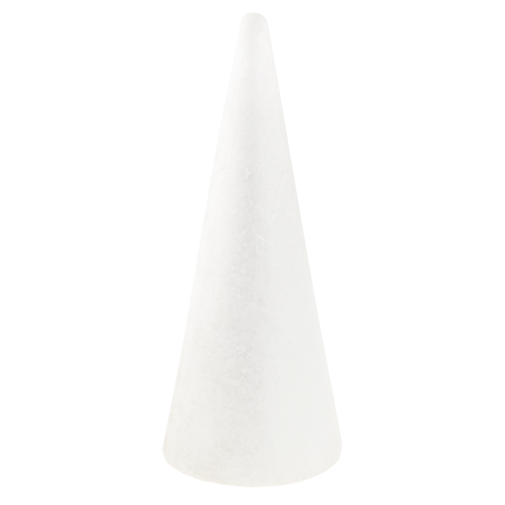 Putplasčio kūgiai dekoravimui, 25 cm, 2 vnt.