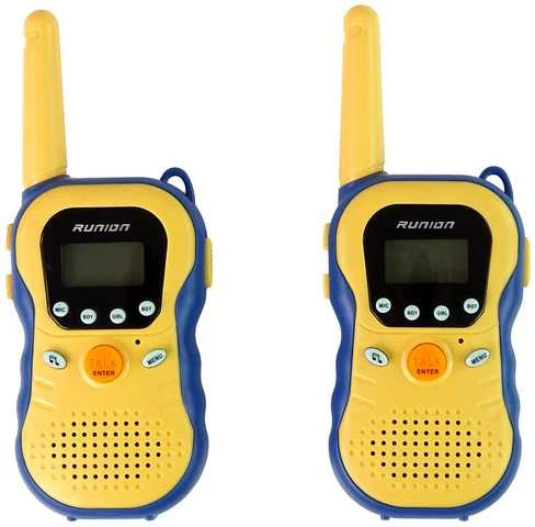 Racijų rinkinys vaikams Walkie Talkies, geltonos
