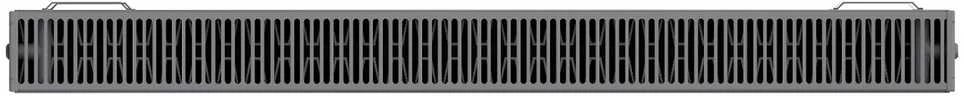 Radiatorius Flat CF22, 500 x 700 mm, pajungimas iš šono, 955 W, antracito