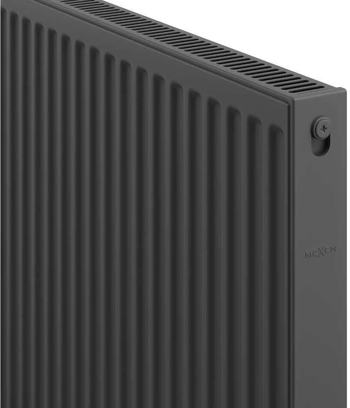 Radiatorius Mexen C11, 400 x 400 mm, pajungimas iš šono, 259 W, antracito