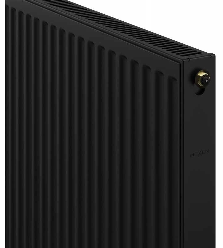 Radiatorius Mexen CC11, 500 x 2000 mm, pajungimas iš apačios per vidurį, 1593 W, juodas