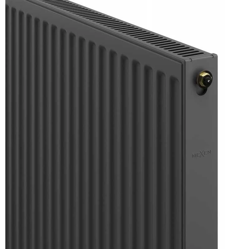 Radiatorius Mexen CC11, 600 x 1000 mm, pajungimas iš apačios per vidurį, 933 W, antracito