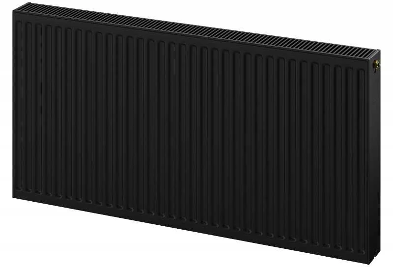 Radiatorius Mexen CC22, 400 x 2400 mm, pajungimas iš apačios per vidurį, 2845 W, juodas