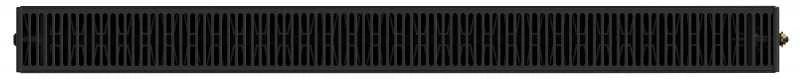 Radiatorius Mexen CC22, 500 x 1800 mm, pajungimas iš apačios per vidurį, 2564 W, juodas