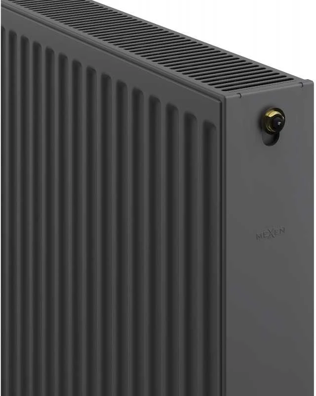 Radiatorius Mexen CC22, 500 x 2000 mm, pajungimas iš apačios per vidurį, 2849 W, antracito