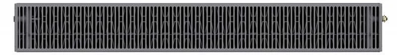 Radiatorius Mexen CC33, 400 x 3000 mm, pajungimas iš apačios per vidurį, 5067 W, antracito