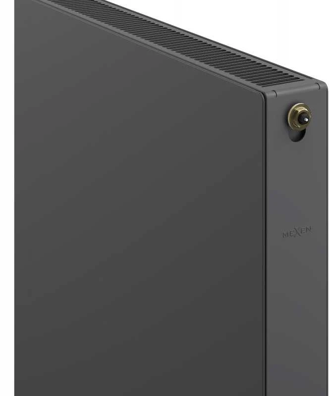 Radiatorius Mexen Flat CCF21, 900 x 500 mm, pajungimas iš apačios per vidurį, 795 W, antracito