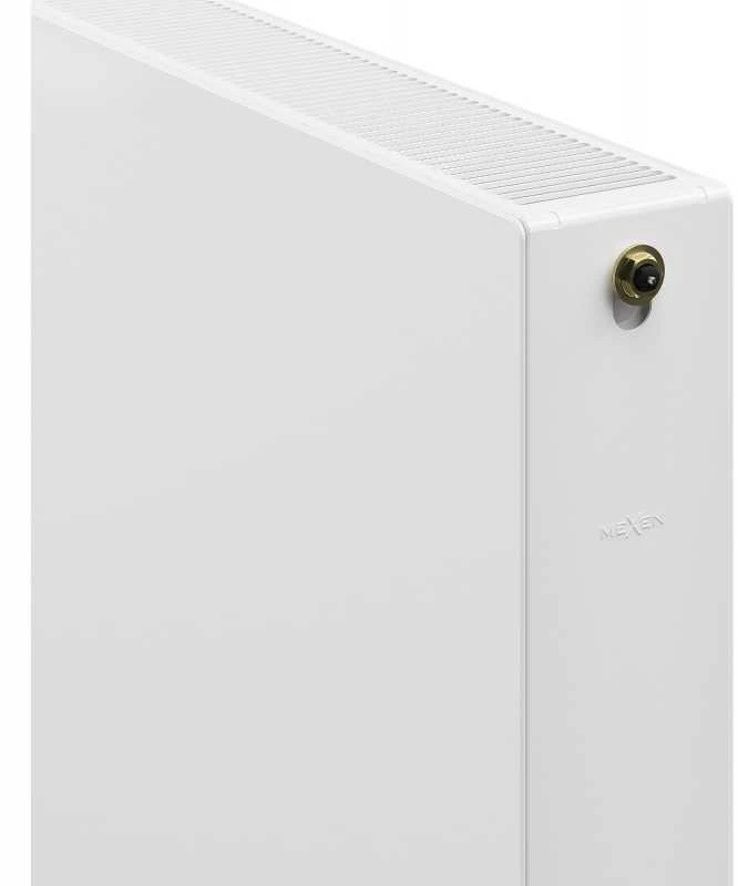 Radiatorius Mexen Flat CCF22, 400 x 600 mm, pajungimas iš apačios per vidurį, 683 W, baltas