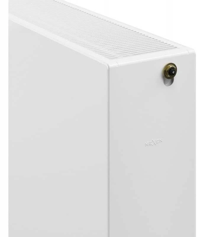 Radiatorius Mexen Flat CCF33, 600 x 1100 mm, pajungimas iš apačios per vidurį, 2421 W, baltas