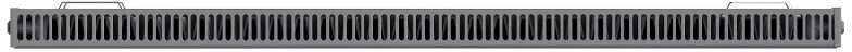 Radiatorius Mexen Flat CF11, 300 x 1300 mm, šoninio pajungimo, 591 W, antracito