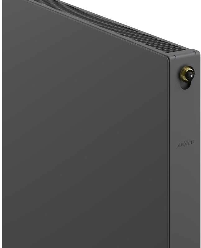 Radiatorius Mexen Flat CVF11, 900 x 2000 mm, pajungimas iš apačios, 2182 W, antracito
