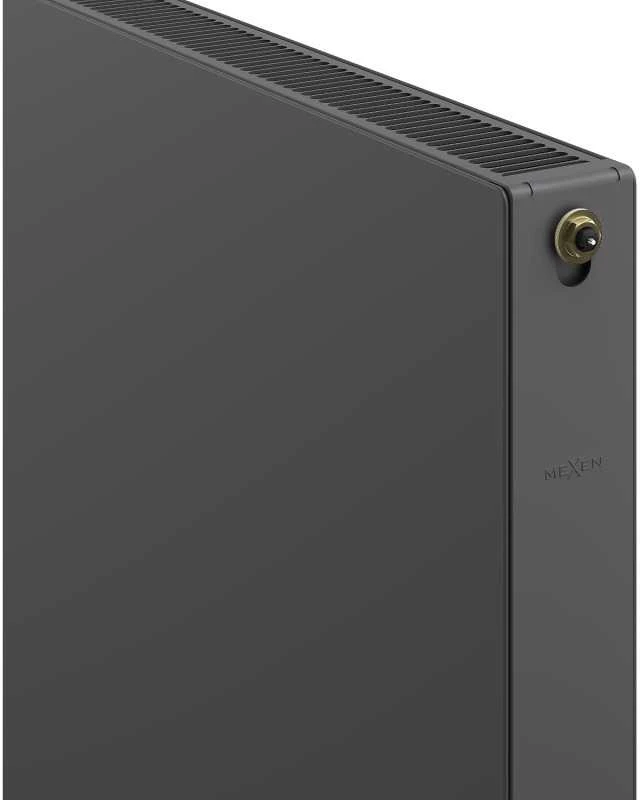 Radiatorius Mexen Flat CVF21, 400 x 1300 mm, pajungimas iš apačios, 1032 W, antracito