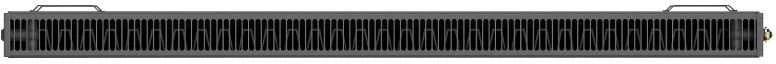 Radiatorius Mexen Flat CVF21, 600 x 1400 mm, pajungimas iš apačios, 1693 W, antracito