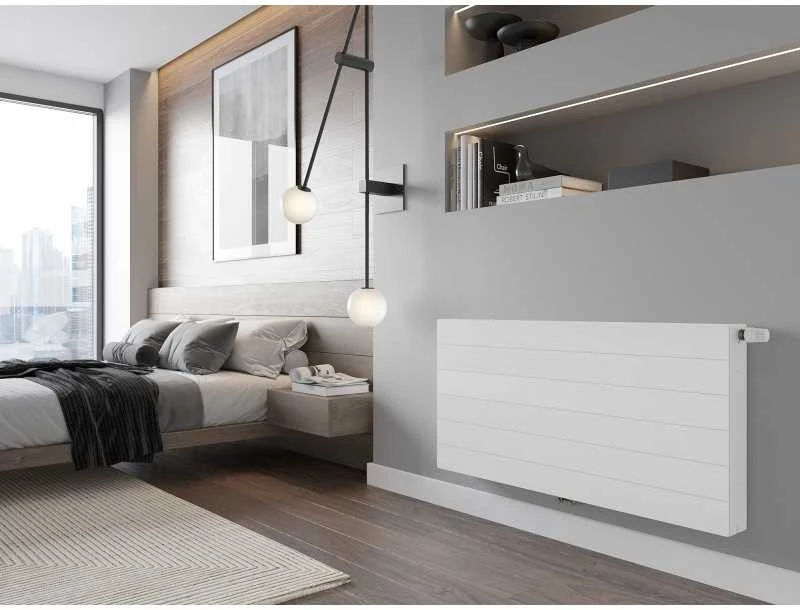 Radiatorius Mexen Line CCL22, 500 x 1100 mm, pajungimas iš apačios per vidurį, 1501 W, baltas