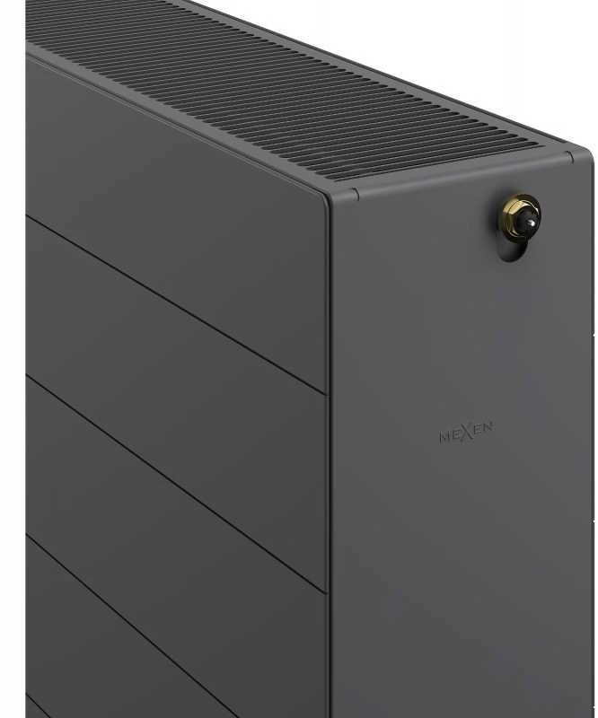 Radiatorius Mexen Line CCL33, 300 x 800 mm, pajungimas iš apačios per vidurį, 992 W, antracito