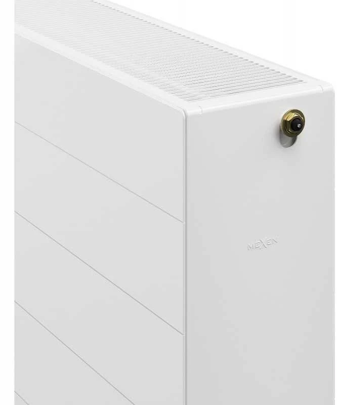 Radiatorius Mexen Line CCL33, 400 x 2000 mm, pajungimas iš apačios per vidurį, 3163 W, baltas