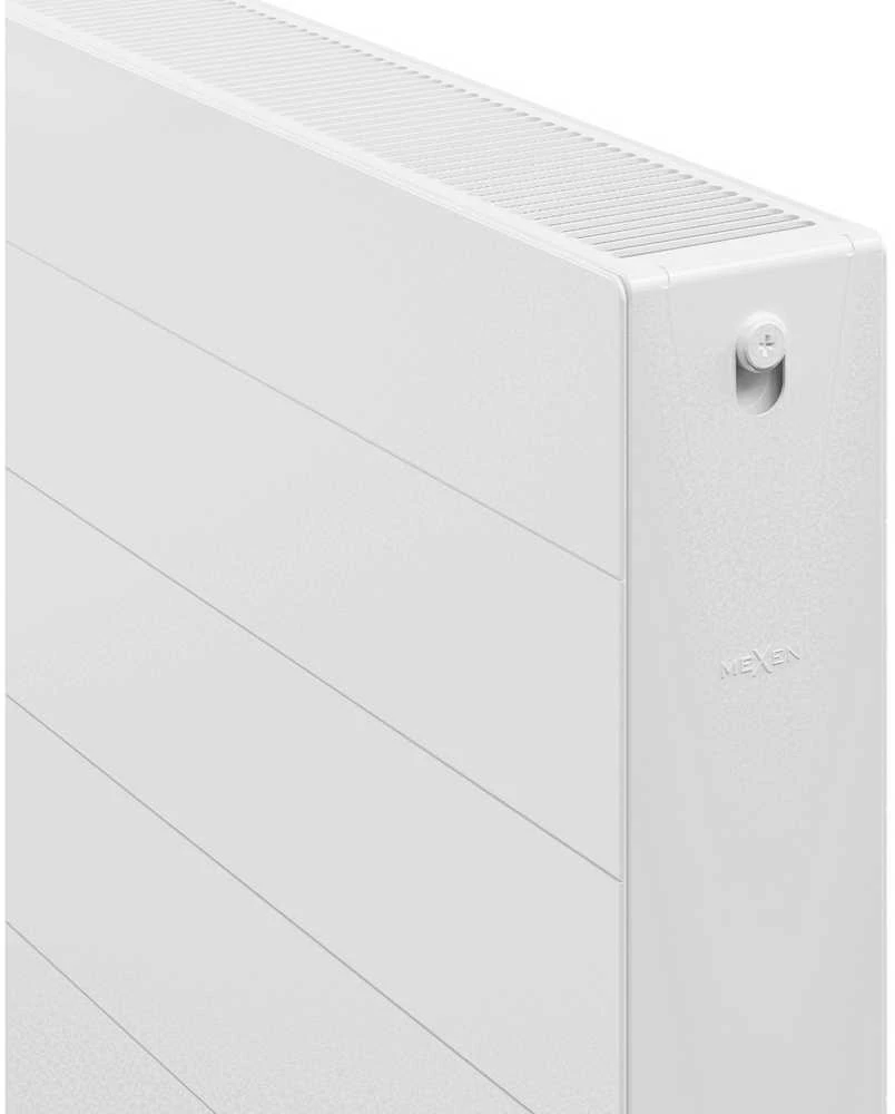 Radiatorius Mexen Line CL22, 400 x 400 mm, šoninio pajungimo, 455 W, baltas
