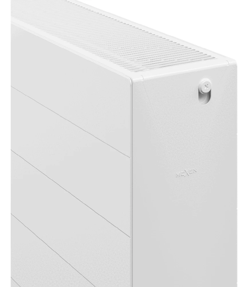Radiatorius Mexen Line CL33, 400 x 1200 mm, 1898 W, šoninio pajungimo, baltas