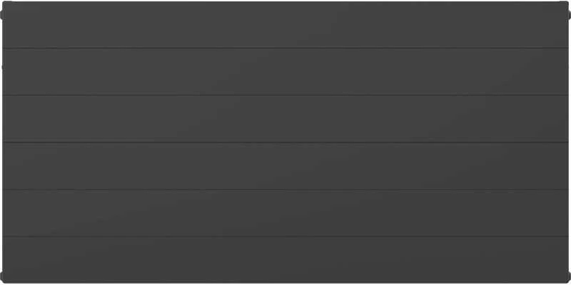 Radiatorius Mexen Line CL33, 400 x 2000 mm, pajungimas iš šono, 3163 W, antracito