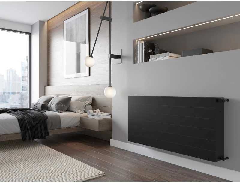 Radiatorius Mexen Line CL33, 600 x 1400 mm, pajungimas iš šono, 3081 W, juodas