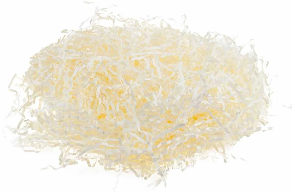 Rafija dovanų pakavimui, kreminė, 50 g.