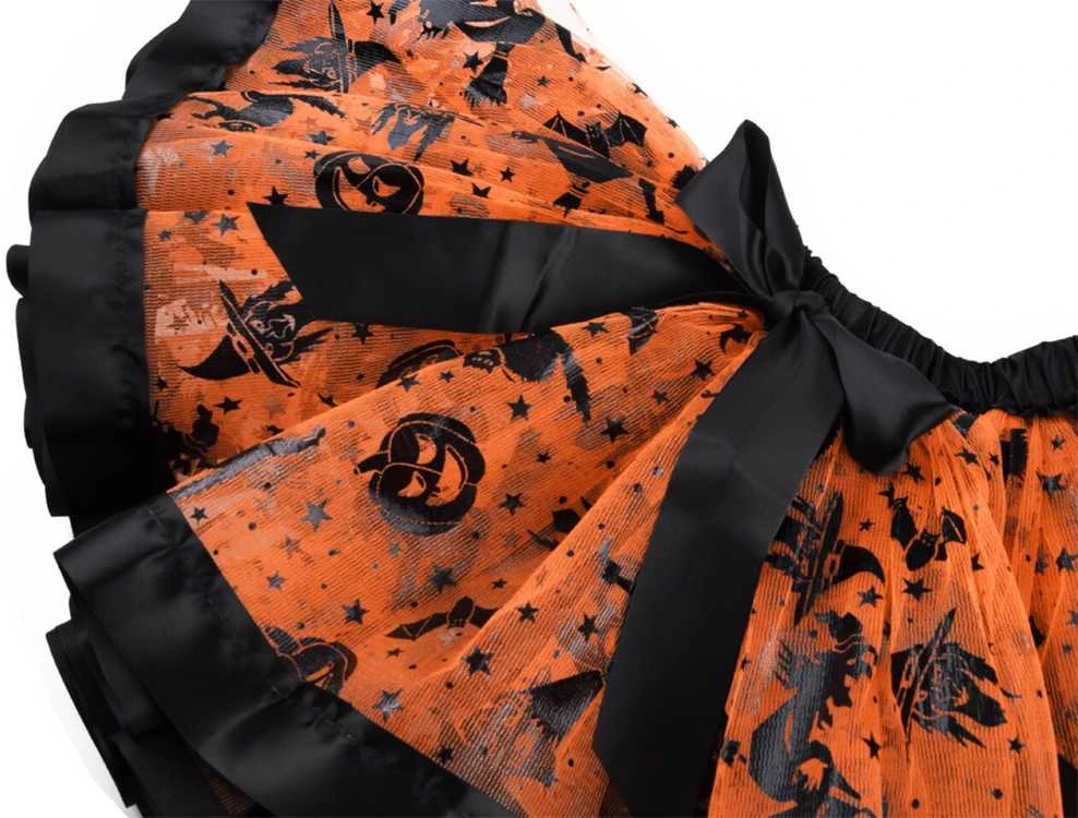 Raganos kostiumas, oranžinis
