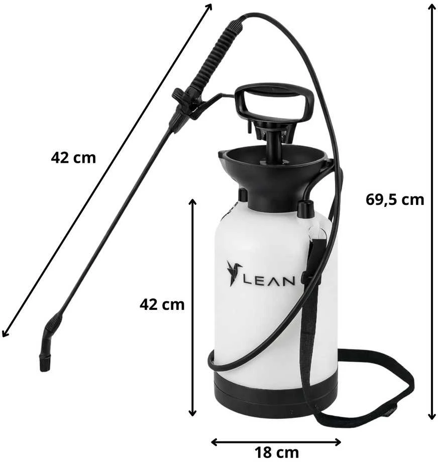 Rankinis slėginis purkštuvas, 5 L