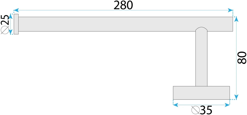 Rankšluosčių kabykla Rea Ori 39106, Titanium