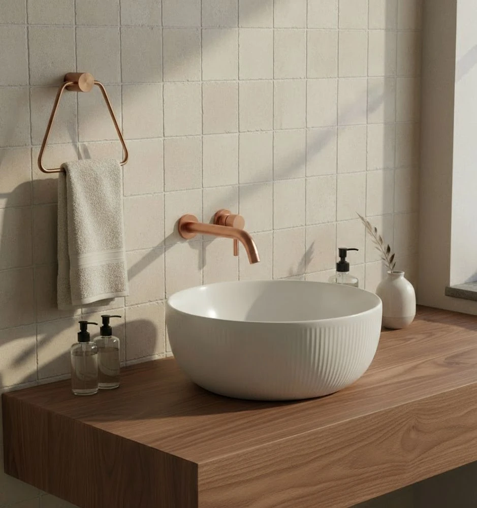 Rankšluosčių kabykla Rea Tomi 5810, Brushed Copper