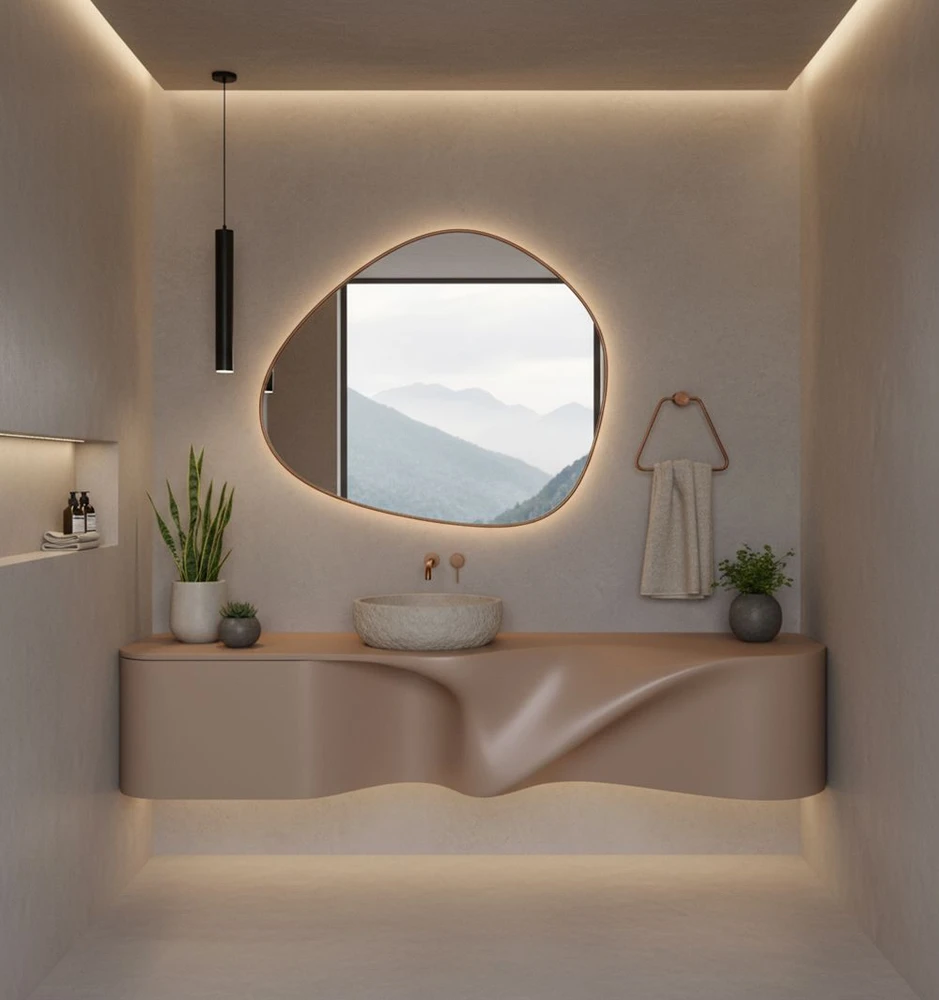 Rankšluosčių kabykla Rea Tomi 5810, Brushed Copper