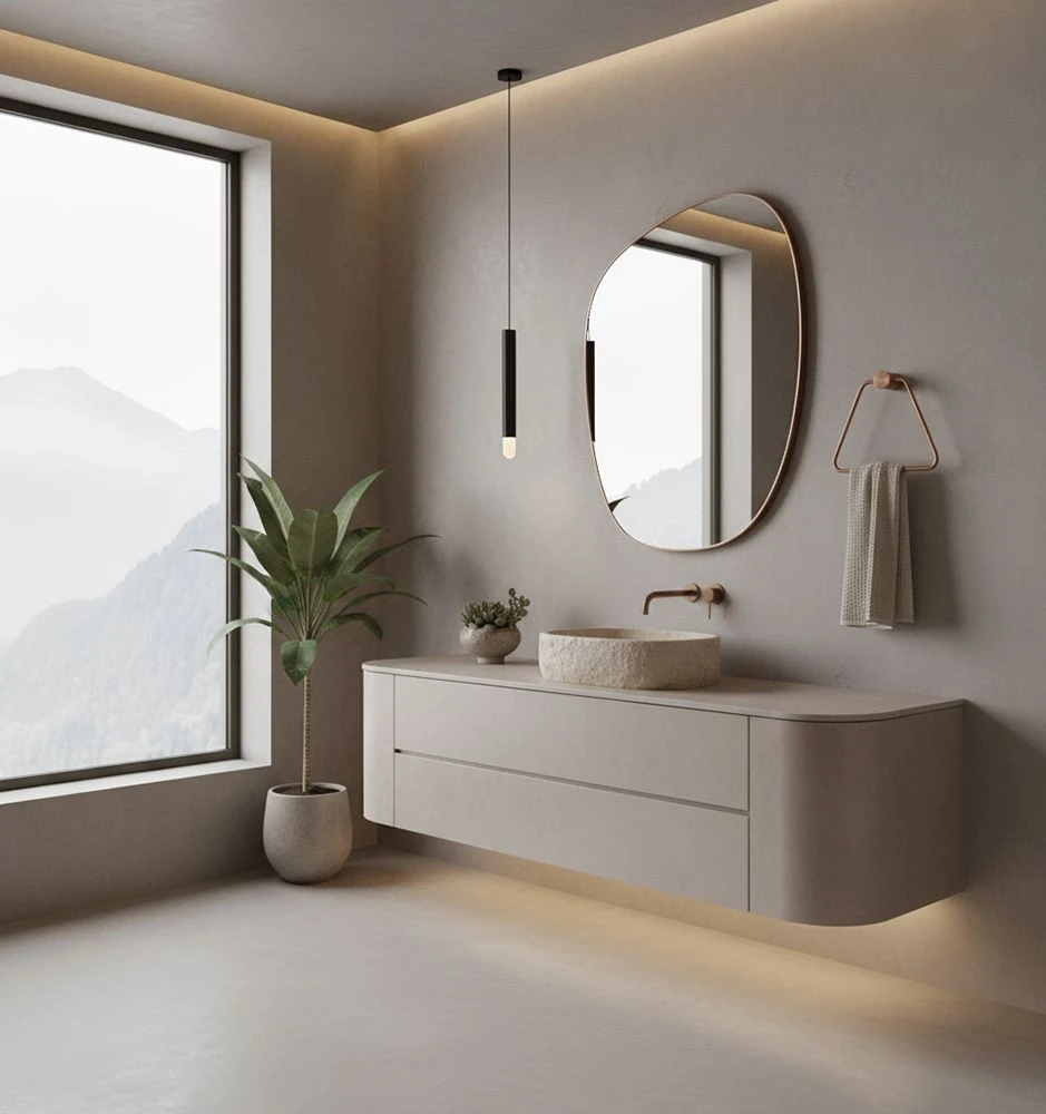 Rankšluosčių kabykla Rea Tomi 5810, Brushed Copper