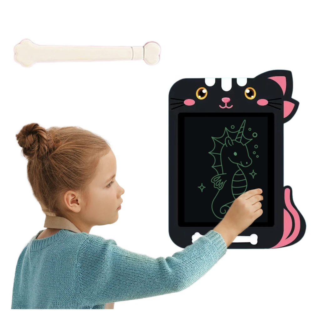 Rašymo/piešimo lenta LCD Katinas, juoda
