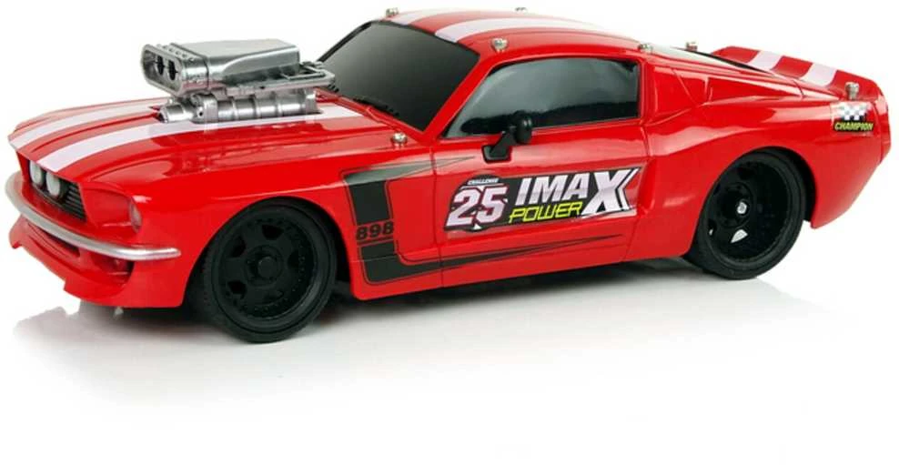 RC sportinis automobilis su pultu, 1:16, raudonas